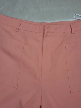 Pantaloni arancioni ampi