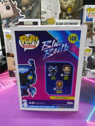 Funko Pop! Blue Beetle 1406 DC Comics *Glows*