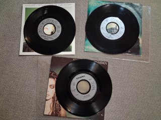 SANDRA: Lote 9 discos singles vinilo 7" 45 rpm