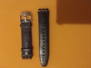 Cinturino Swatch Beige e Nero