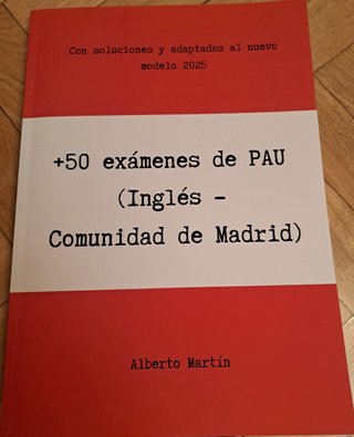 Libro +50 exámenes de PAU (Inglés - Madrid)