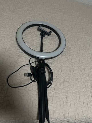 Foco LED Aro Trípode Móvil USB