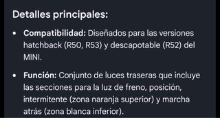 Pilotos Traseros Mini R50-R53
