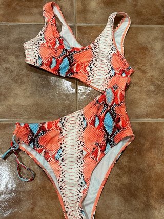 Trikini estampado serpiente talla S
