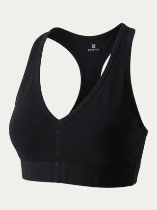 Top Sportivo Domyos Nero Taglia LL