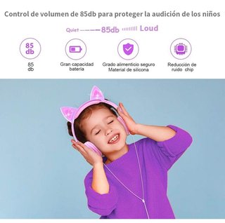 Auriculares gata para Gaming Niñas - Nuevo