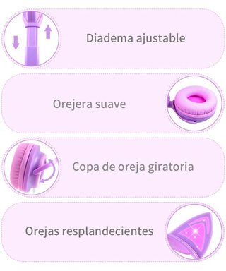 Auriculares gata para Gaming Niñas - Nuevo