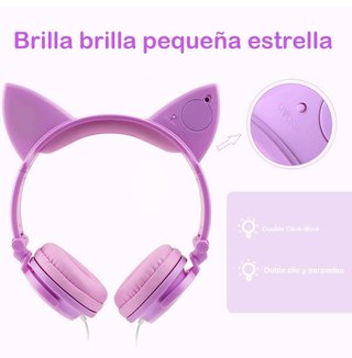 Auriculares gata para Gaming Niñas - Nuevo