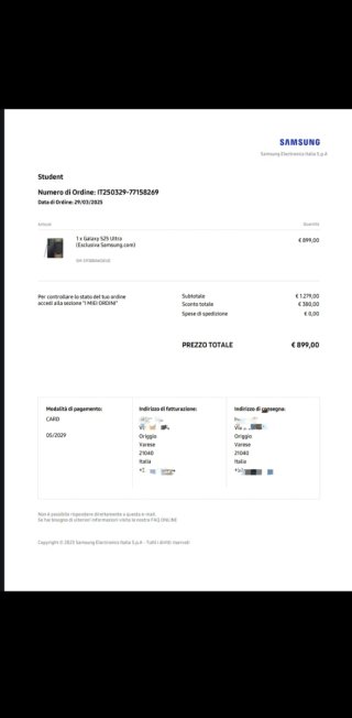 Samsung S25 Ultra 256GB + Cover Spigen