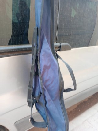 Funda para guitarra azul
