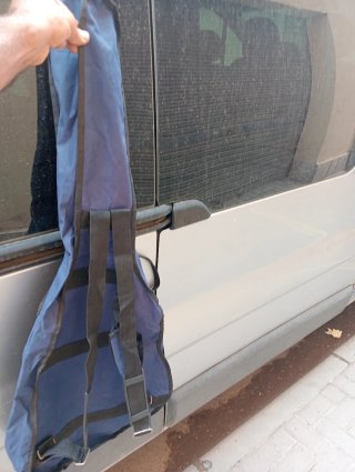 Funda para guitarra azul