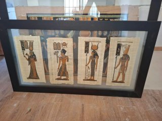 Cuadros Lámina Egipto Marco Madera