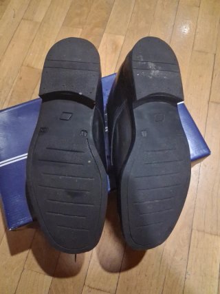 Zapatos de vestir de cuero negros