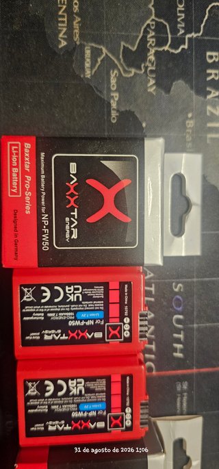 Batteria Baxxtar per Sony NP-FW50