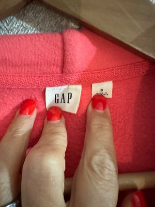 Casaco GAP Rosa com Fecho