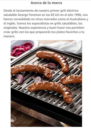 Plancha eléctrica George Foreman · A ESTRENAR