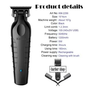 Máquina Cortapelo Profesional Kemei