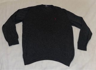 Maglione Ralph Lauren Lana Vergine Grigio XL