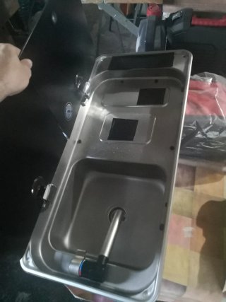 Cocina Camper Fregadero y Placa Inducción