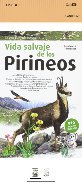 Libro Vida Salvaje de los Pirineos
