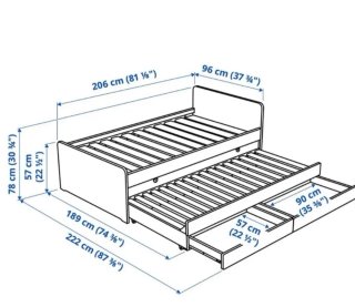 Cama nido Ikea Slakt con colchones