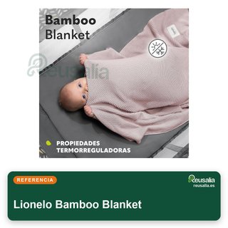 Lionelo Bamboo Blanket manta bebé ligera suave
