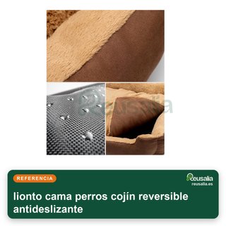 Letto per cani Lionto con cuscino reversibile antiscivolo