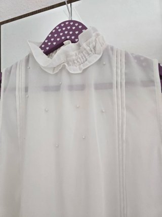 Blusa Zara cuello volante
