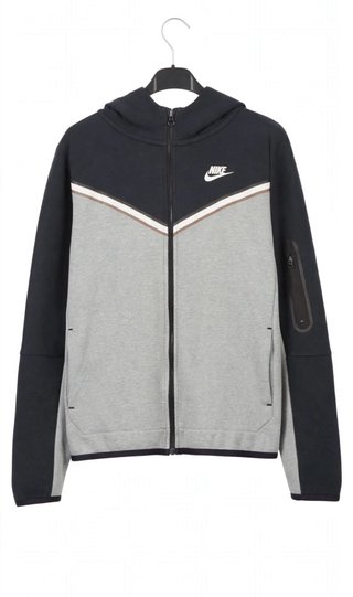 Felpa Nike Tech Grigia e Nera