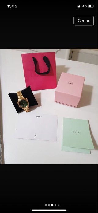 Reloj Tous Tender Oro y Verde