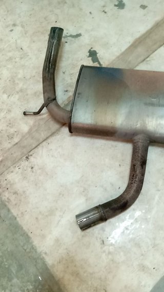 242073 tubo de escape trasero 1k0253611 seat leon