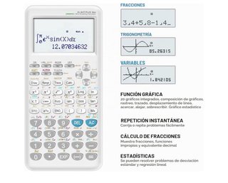 Calculadora Gráfica Científica con 360 funciones