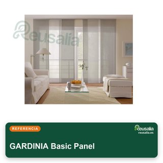 Tenda opaca lavabile GARDINIA a pannelli, bianca