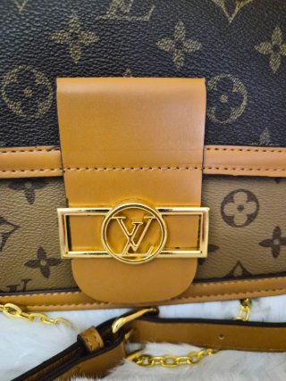 Borsa Louis Vuitton Marrone e Oro