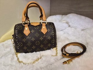 Borsa Louis Vuitton Donna Marrone Oro