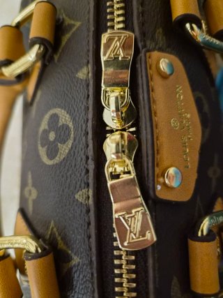 Borsa Louis Vuitton Donna Marrone Oro