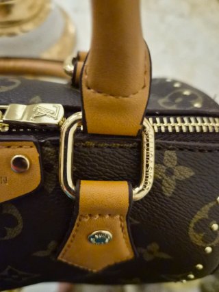 Borsa Louis Vuitton Donna Marrone Oro