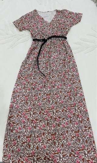 Vestido largo floral