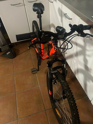 Bicicleta Montagna Rockrider 500 Arancione