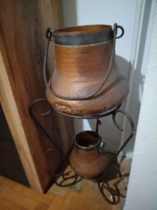 Antiguo juego de cobre