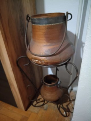 Antiguo juego de cobre