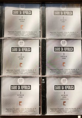 Diário da República I Série em CD-ROM oficial INCM