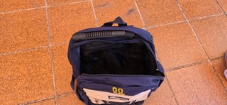 Mochila Ballantine's Azul y Beige