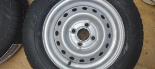 2 Llantas 13” 4x98 ET30 + Neumáticos 165/70 R13