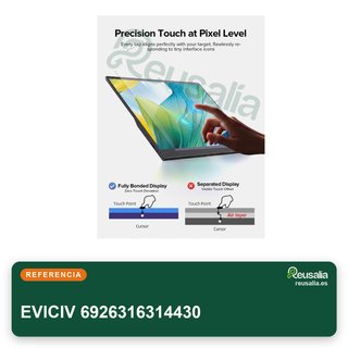 EVICIV Monitor portátil táctil 15.6 pulgadas