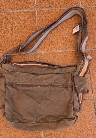 Bolso bandolera de lona