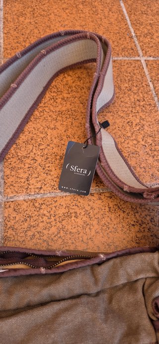Bolso bandolera de lona