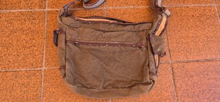 Bolso bandolera de lona