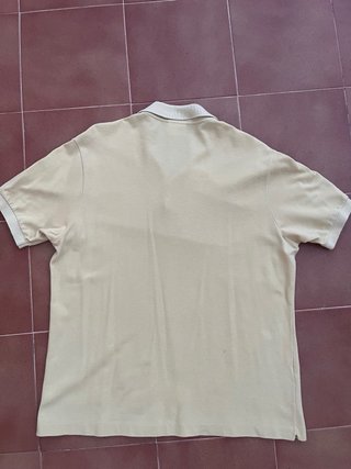 Polo Lacoste Beige Verde