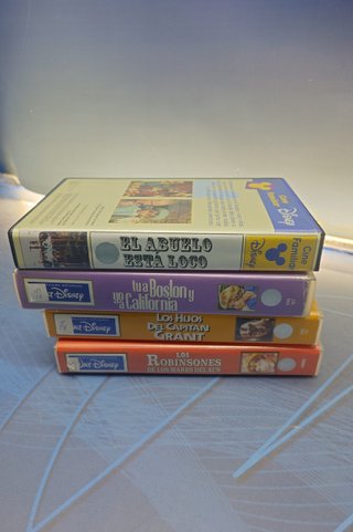 4 Películas Clásicas Walt Disney VHS